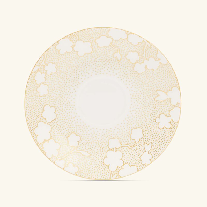 bernardaud reves tea cup   saucer gold