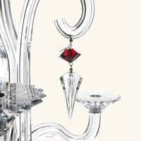 baccarat mille nuits candlelabra clear 5 candles