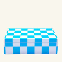 Checkerboard Box Blue jonathan adler checkerboard box blue