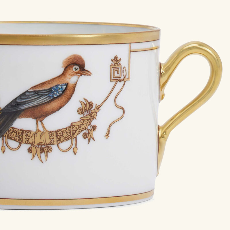 ginori 1735 voli re tea cup gold