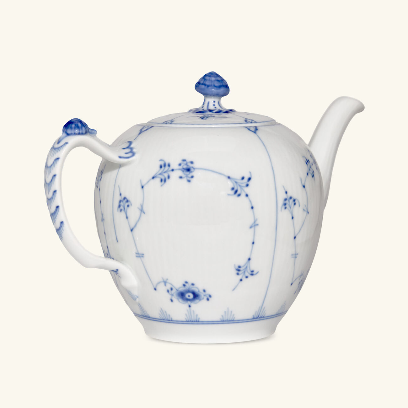 Blue Fluted Plain Teapot White royal copenhagen blue fluted plain teapot white