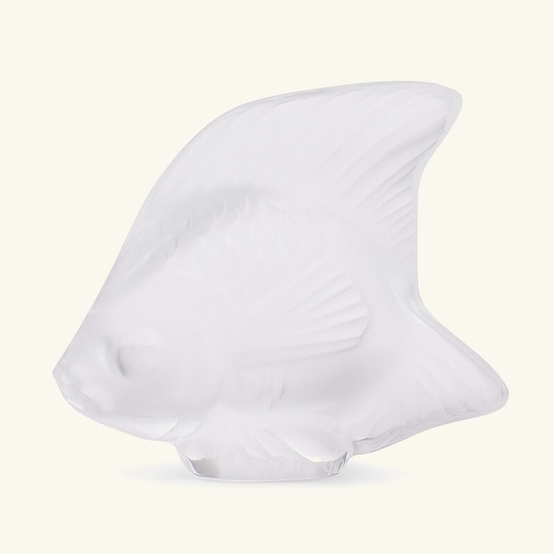 لاليك مزهرية على شكل سمكة شفافة