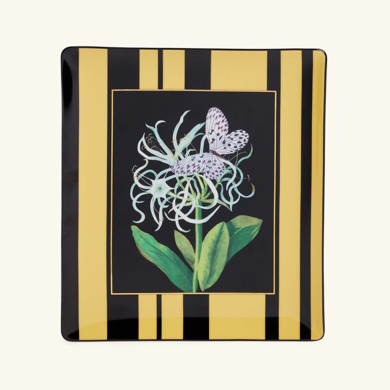 طبق الضيافة ناتورا جونكيل دو مير مستطيل أسود 22 سم برناردو طبق الضيافة ناتورا جونكيل دو مير مستطيل أسود 22 سم