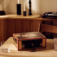 إيلي بلو صندوق حفظ السيجار فلورا دي ألبا باللون الأسود