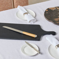 سكين الخبز رويال شيف سانتوكو بنية كريستوفل سكين الخبز رويال شيف سانتوكو بنية