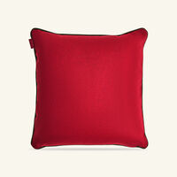 etro sponge embroided cushion red