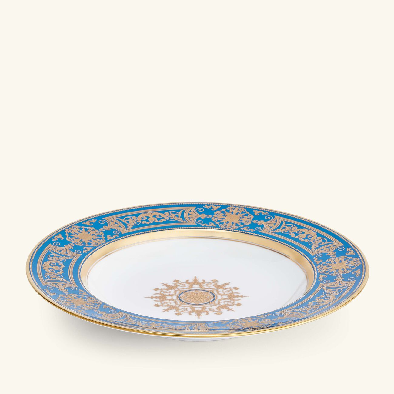 bernardaud aux rois soup plate round gold