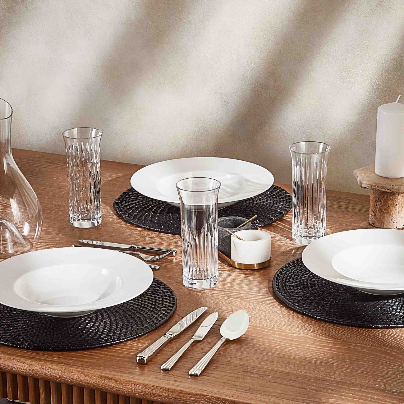 Flora Vase Small Clear Set Of 3 baccarat flora vase small clear set of 3