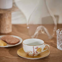 Bouquet De Vie Tea Cup & Saucer Gold marie daage bouquet de vie tea cup saucer gold