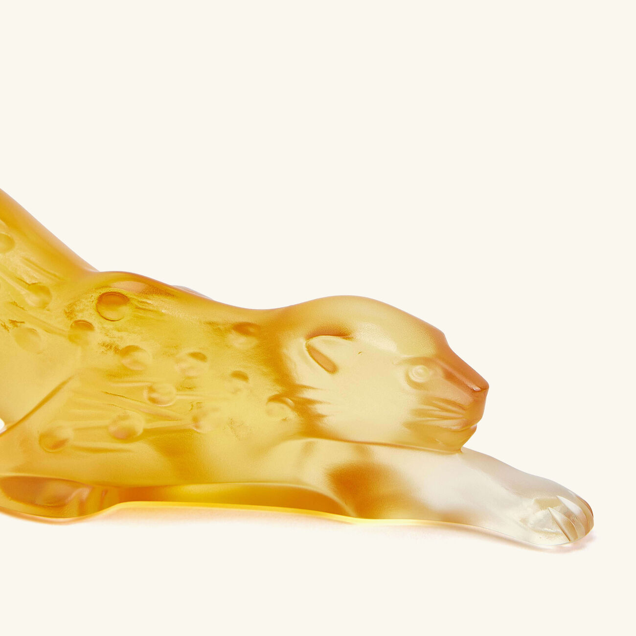 لاليك منحوتة زيلا بانتر صغيرة صفراء