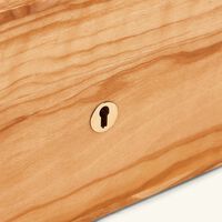 elie bleu classic cigar humidor brown