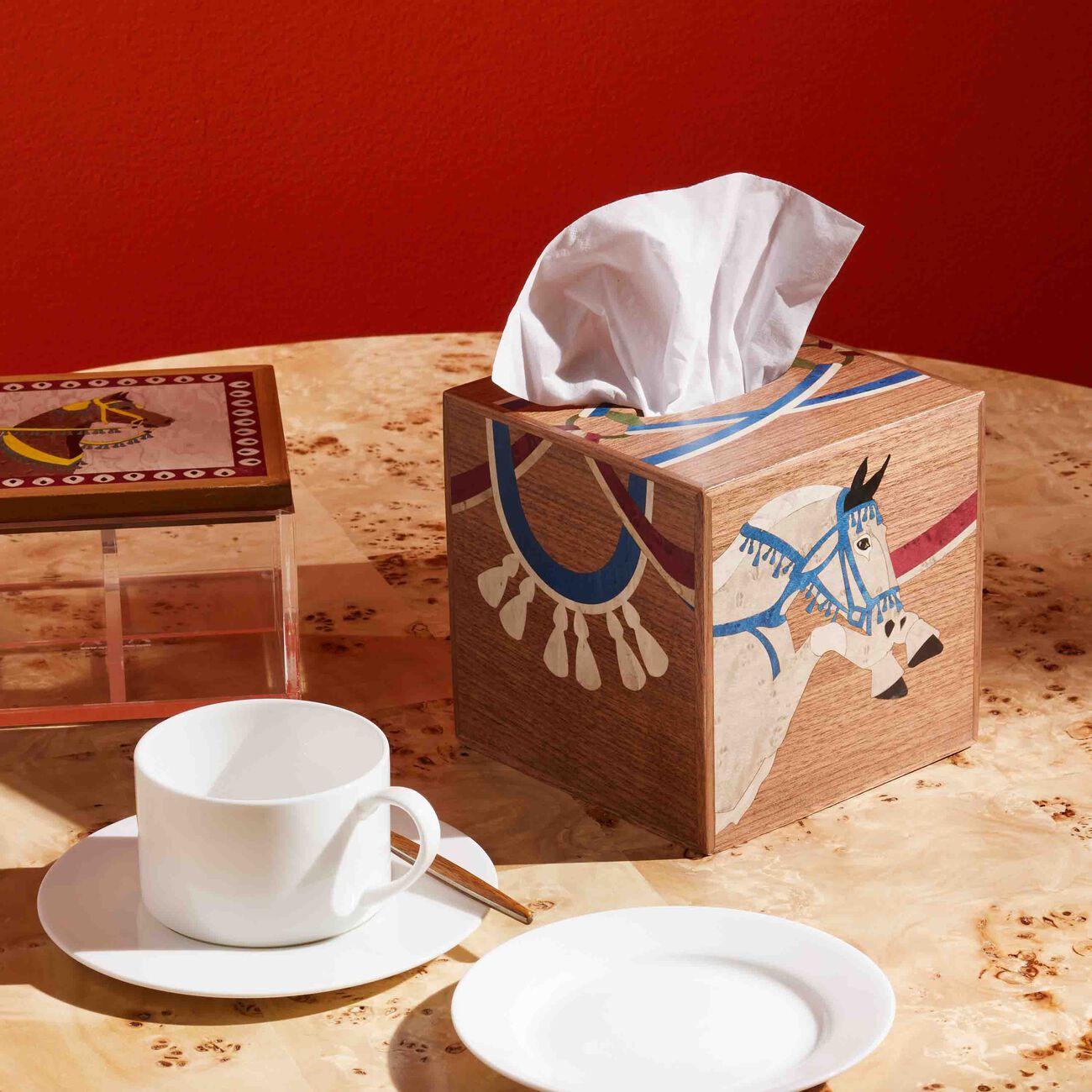 آيا ذا أرت أوڤ ليڤينغ علبة مناديل مربعة الشكل