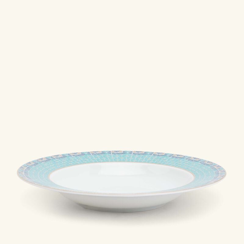 haviland portofino soup plate blue 23cm