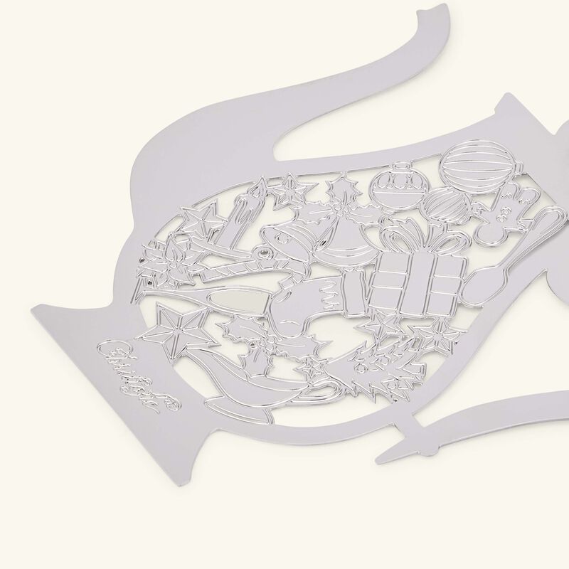 كريستوفل قطعة الزينة تريزور دارجان 2024 على شكل إبريق شاي بحجم صغير من البالاديوم