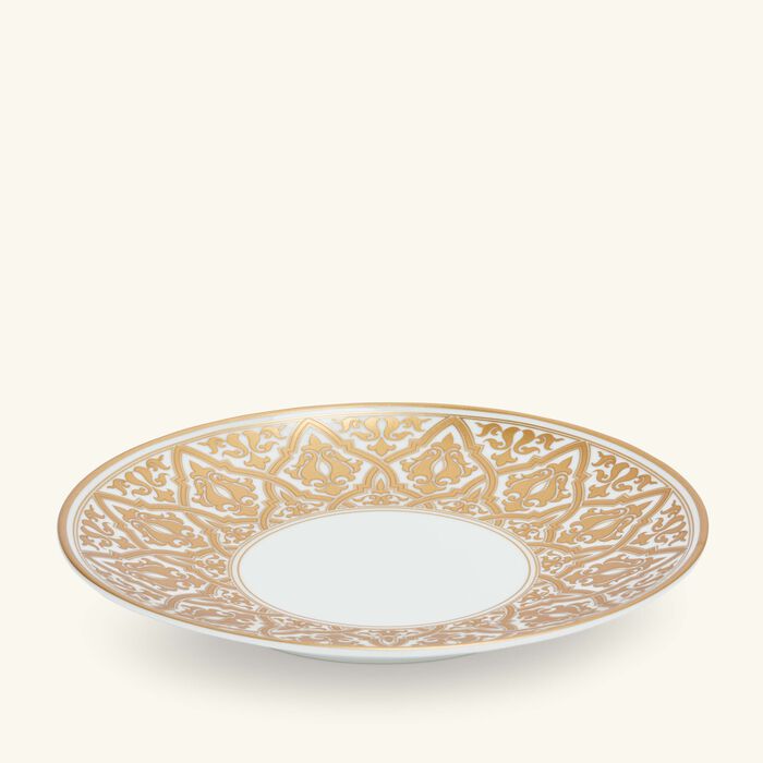 bernardaud venise salad plate round gold 21cm