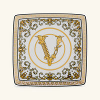 versace virtus gala trinket tray square white 11cm