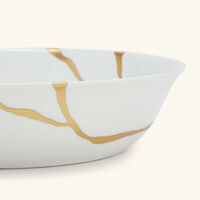 Kintsugi Salad Plate Round White bernardaud kintsugi salad plate round white