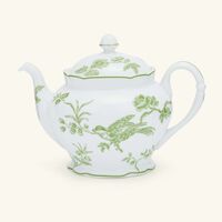 bernardaud albertine tea pot green