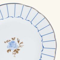 bernardaud brocante bread   butter plate round blue 16cm