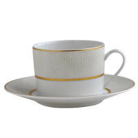 Sauvage Blanc Extra Tea Cup And Saucer, small