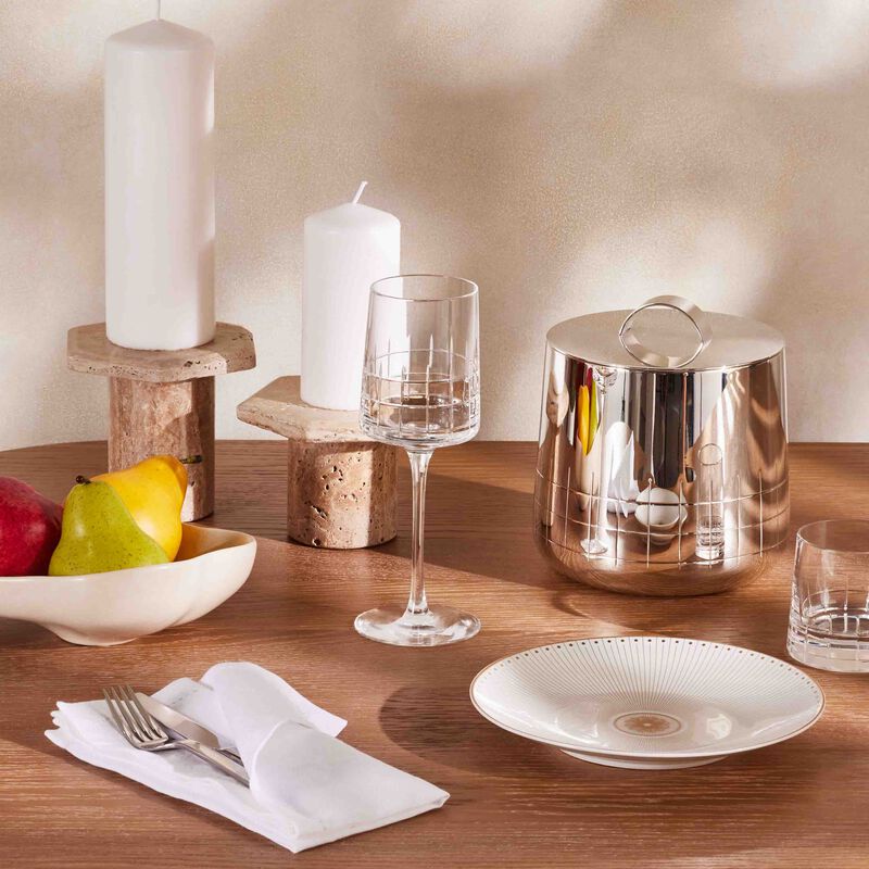 Graphik Drinking Glass Clear christofle graphik drinking glass clear