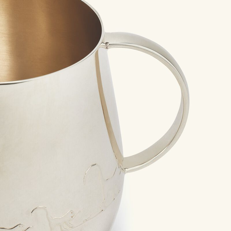 كريستوفل فنجان سافان للأطفال الرضع باللون الفضي