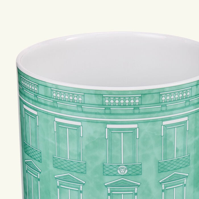 Palazzo Vase Round Small Green versace palazzo vase round small green