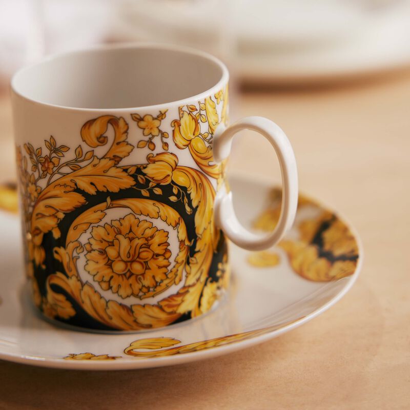 versace barocco 92 coffee cup   saucer