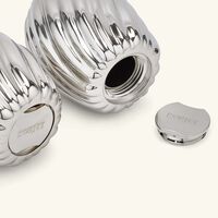 لوبجيه طقم ريبل مؤلف من مرشتين للتوابل مطلي بالبلاتين