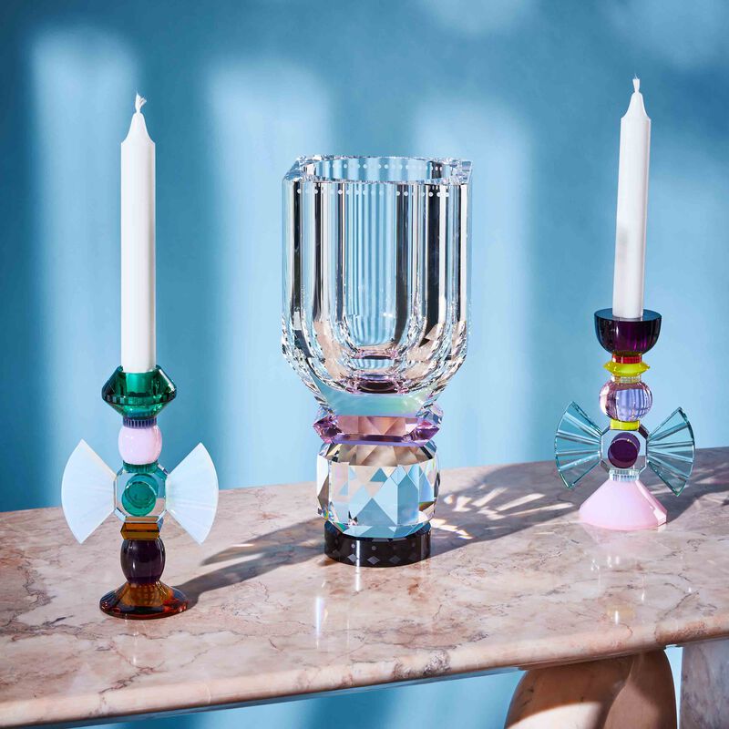 ريفليكشنز كوبنهاغن مزهرية يوتاه الكريستالية متوسطة شفافة