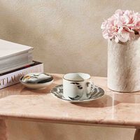 fornasetti tema e variazioni 2005 sol e luna tea cup grey