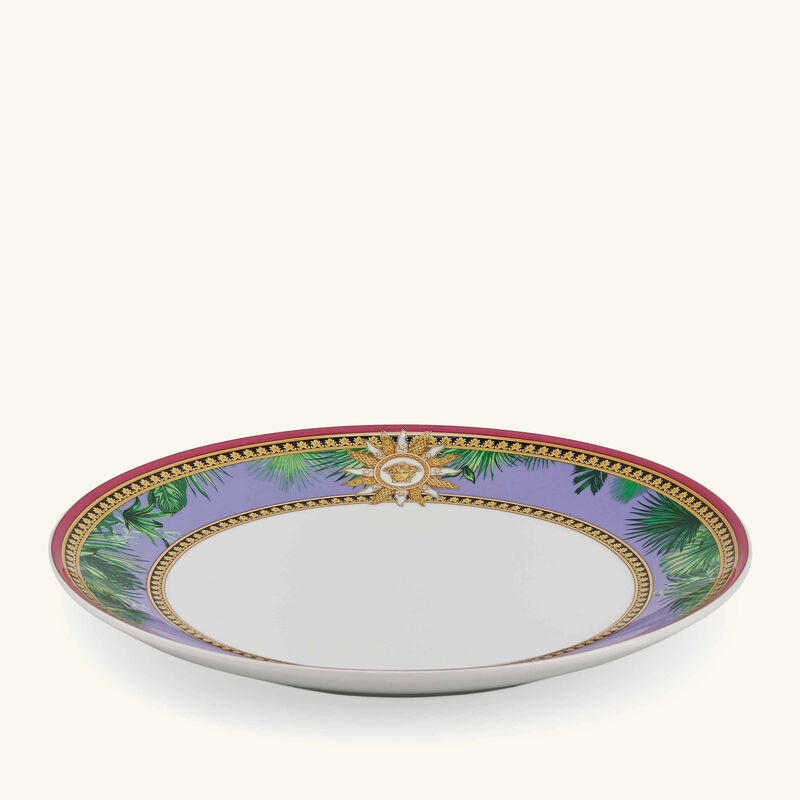 Jungle Animalier Plate Round Pink 21cm versace jungle animalier plate round pink 21cm
