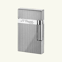Ligne 2 Diamond Head Lighter Silver st dupont ligne 2 diamond head lighter silver