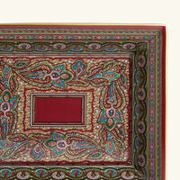 Cachemire Trinket Tray Rectangular Small Red etro cachemire trinket tray rectangular small red
