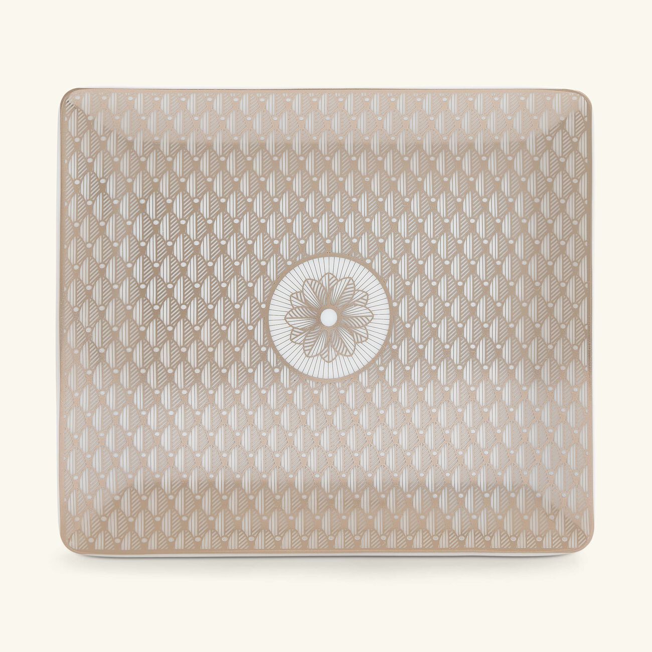 كريستوفل صينية مالميزون إمبيريال مستطيلة مطلية بالفضة قياس 17   15 سم