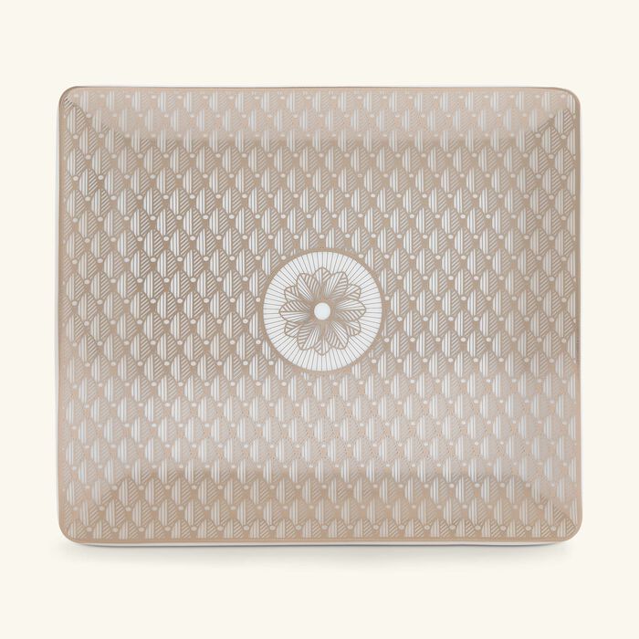 Malmaison Impériale Tray Rectangular Silver 17x15cm christofle malmaison imp riale tray rectangular silver 17x15cm