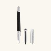 st dupont defi millennium rollerball pen silver
