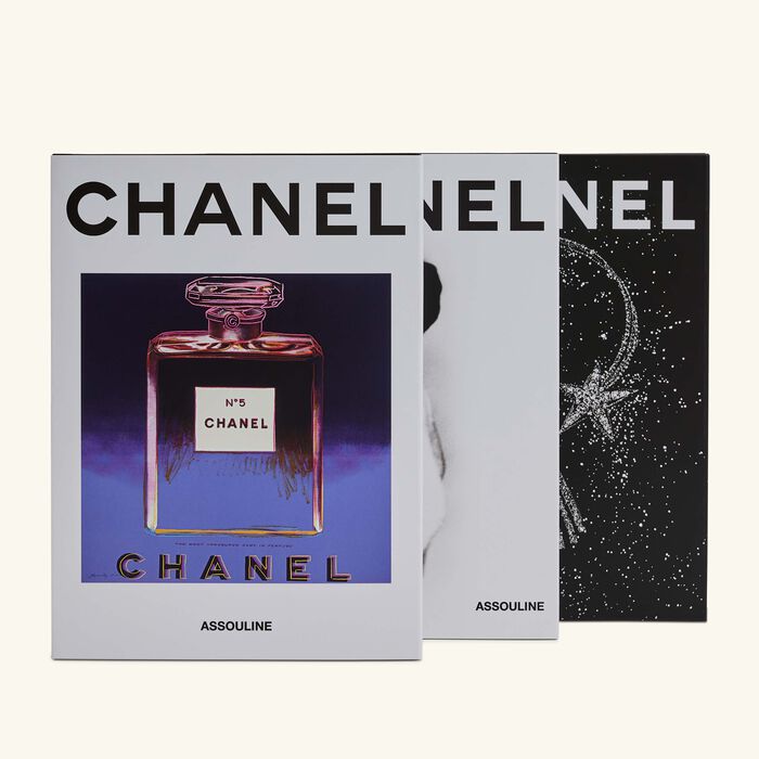 assouline chanel set of 3 fashion  jewelry   watches  perfume   beauty book 22x15cm