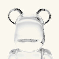 baccarat be rbrick figurine mini clear