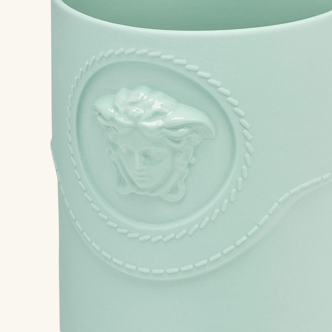 versace la medusa vase mini green