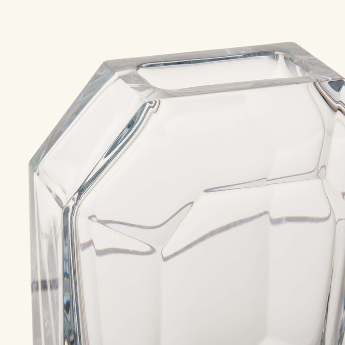 baccarat octogone bud vase small clear