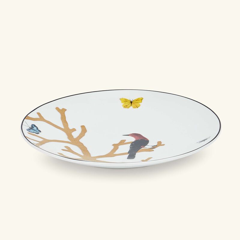 برناردو طبق الخبز والزبدة أو زوازو دائري باللون الذهبي 16 سم