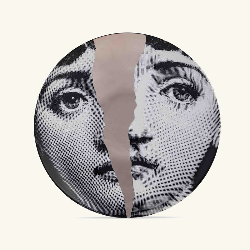 فورناسيتي طبق تزيين الجدار تيما إي فاريازيوني 10 باللون الفضي