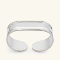 كريستوفل حلقة المناديل أوبن ماري روز باللون الفضي