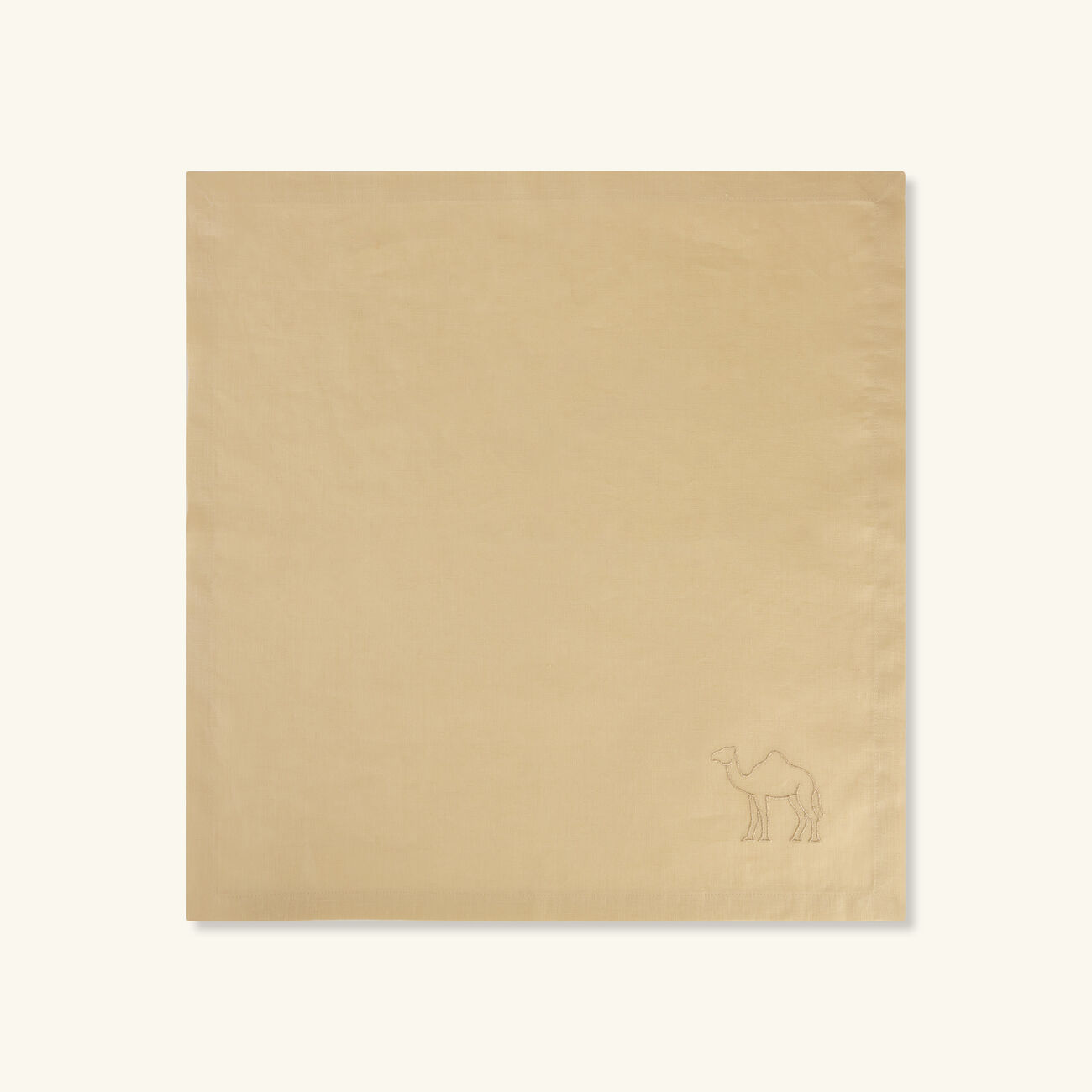 catherine denoual camel napkin beige