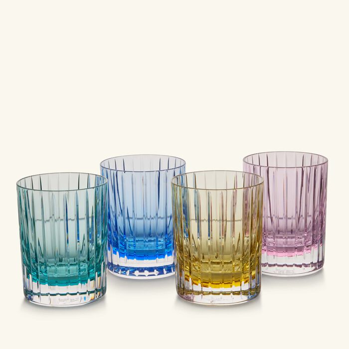 baccarat harmonie colors of joy drinking glass pastel set of 4