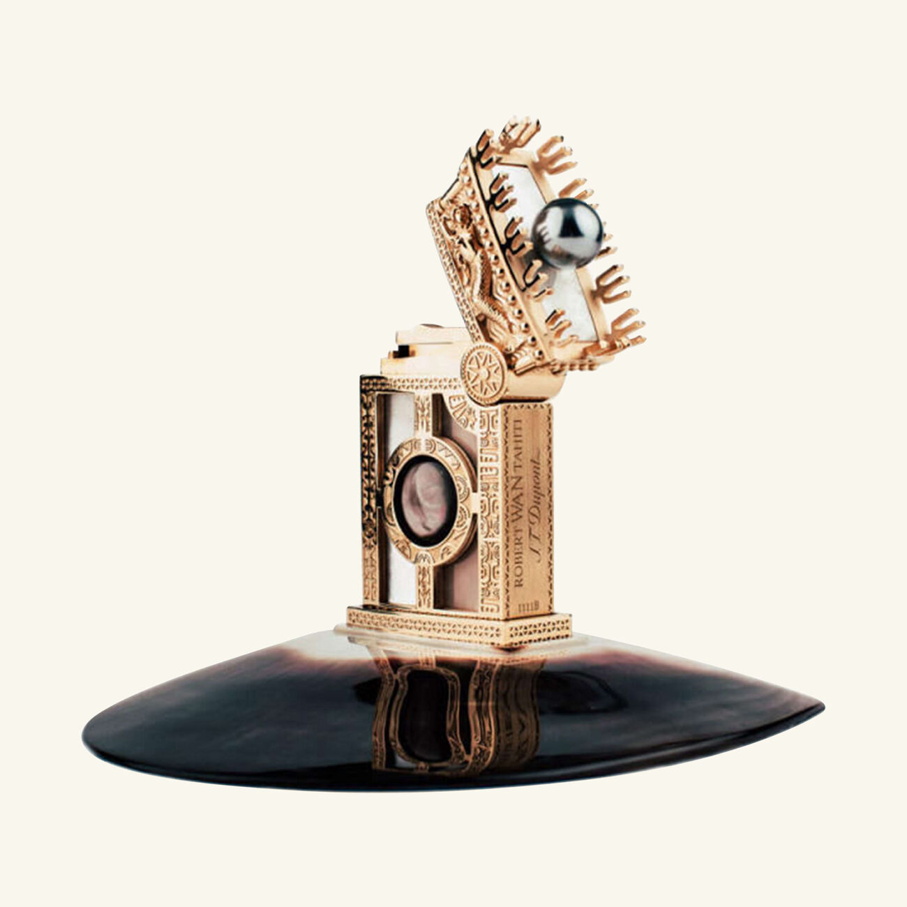 اس تي دوبون ولاعة كينج أوف بيرل بإصدار محدود باللون الذهبي