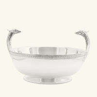 كريستوفل قطعة ديكور مركزية مالميزون على شكل رأس نسر باللون الفضي