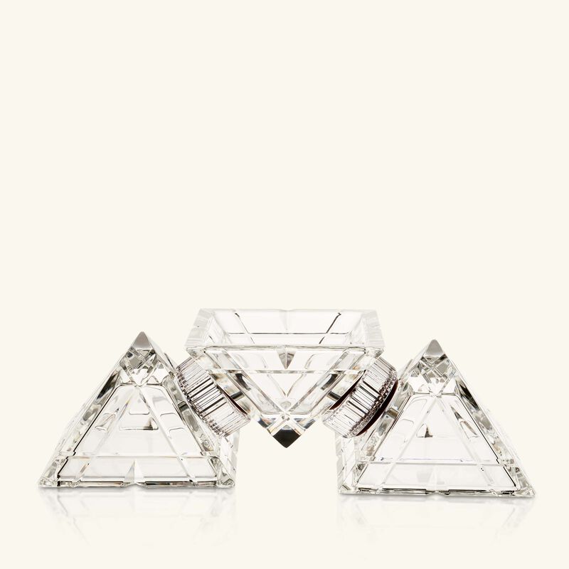 Crystal Pyramidion Centerpiece Small Clear mario cioni c crystal pyramidion centerpiece small clear
