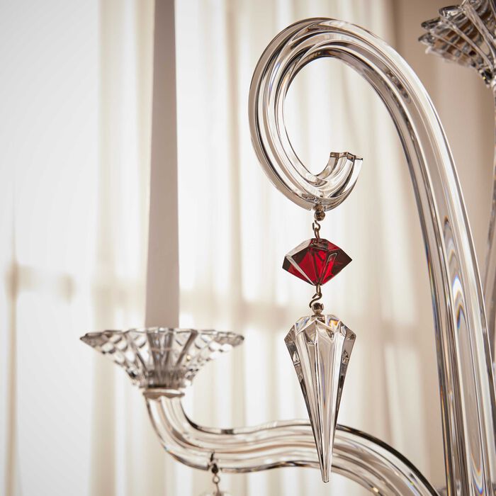 baccarat mille nuits candlelabra clear 5 candles